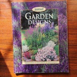 VINTAGE Magazine Book Garden Designs SUNSET Philip Edinger ISBN 13 9780376031877